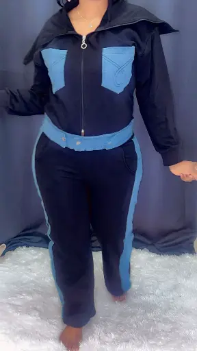 [Survêtements-50002] Survêtement jeans 